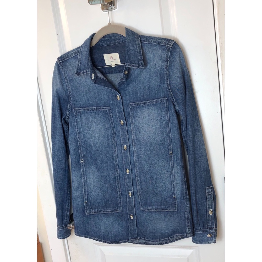 AG Adriano Chambray Button down top